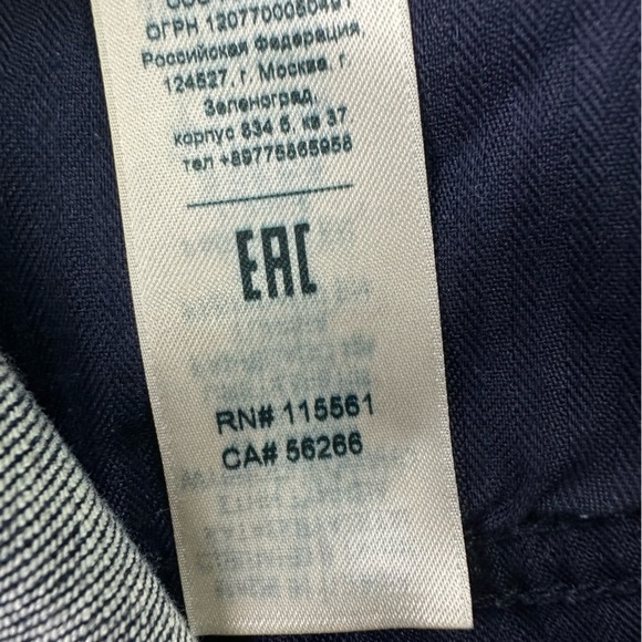 7Fam Jeans Mid Rise Straight Dark Wash Jeans Size 30 - Picture 11 of 11